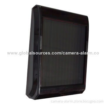 Solar Wireless Siren Flash and Sound Box with Rechargeable 3.7V Lithium Battery